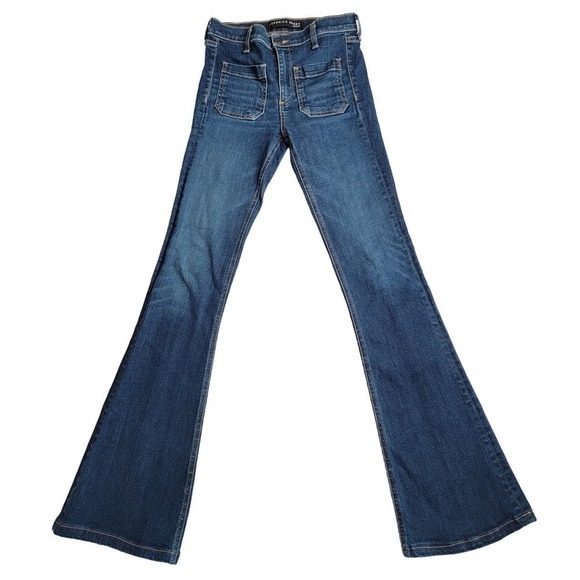 Veronica Beard Denim - Veronica Beard Florence Flare Jeans Dark Vintage‎ size 24 High-Rise Boho Casual